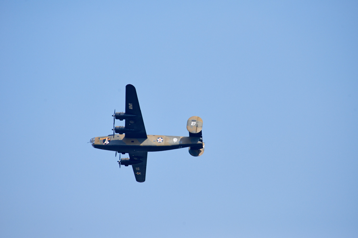 B-24 "Diamond Lil" in flight